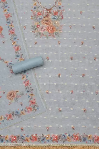 printed unstitched dress material