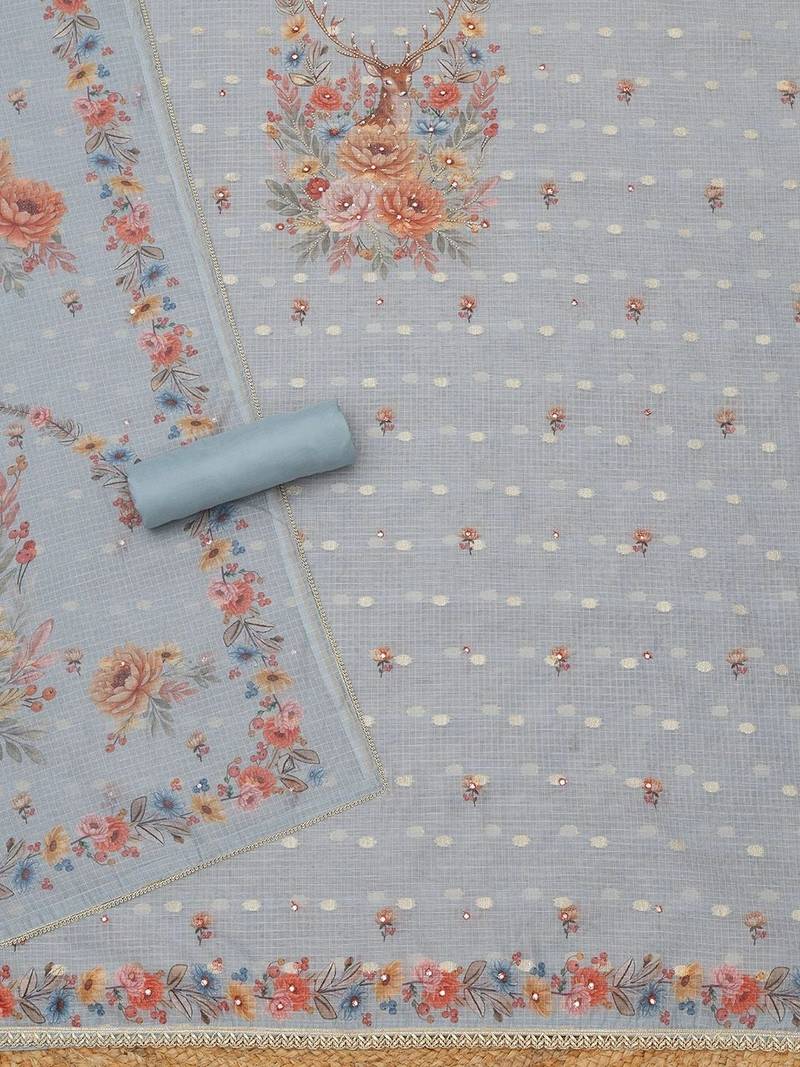 printed unstitched dress material