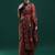 Brown woven design saree with blouse