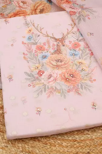printed unstitched dress material