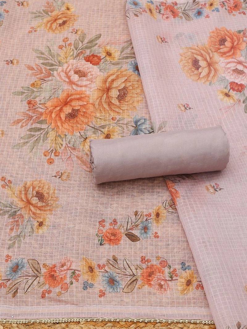 printed unstitched dress material