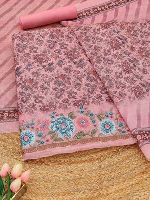 printed unstitched dress material 1
