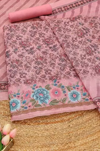 printed unstitched dress material