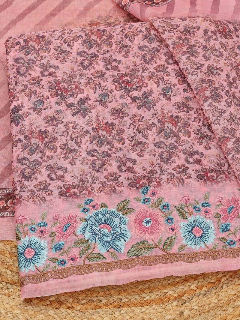 printed unstitched dress material