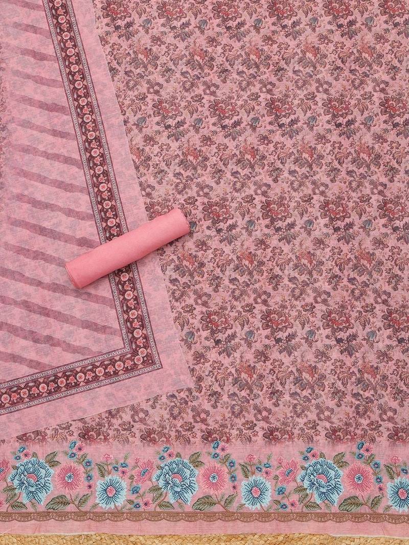 printed unstitched dress material
