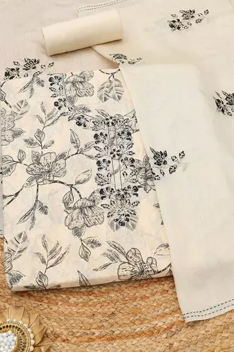 printed unstitched dress material