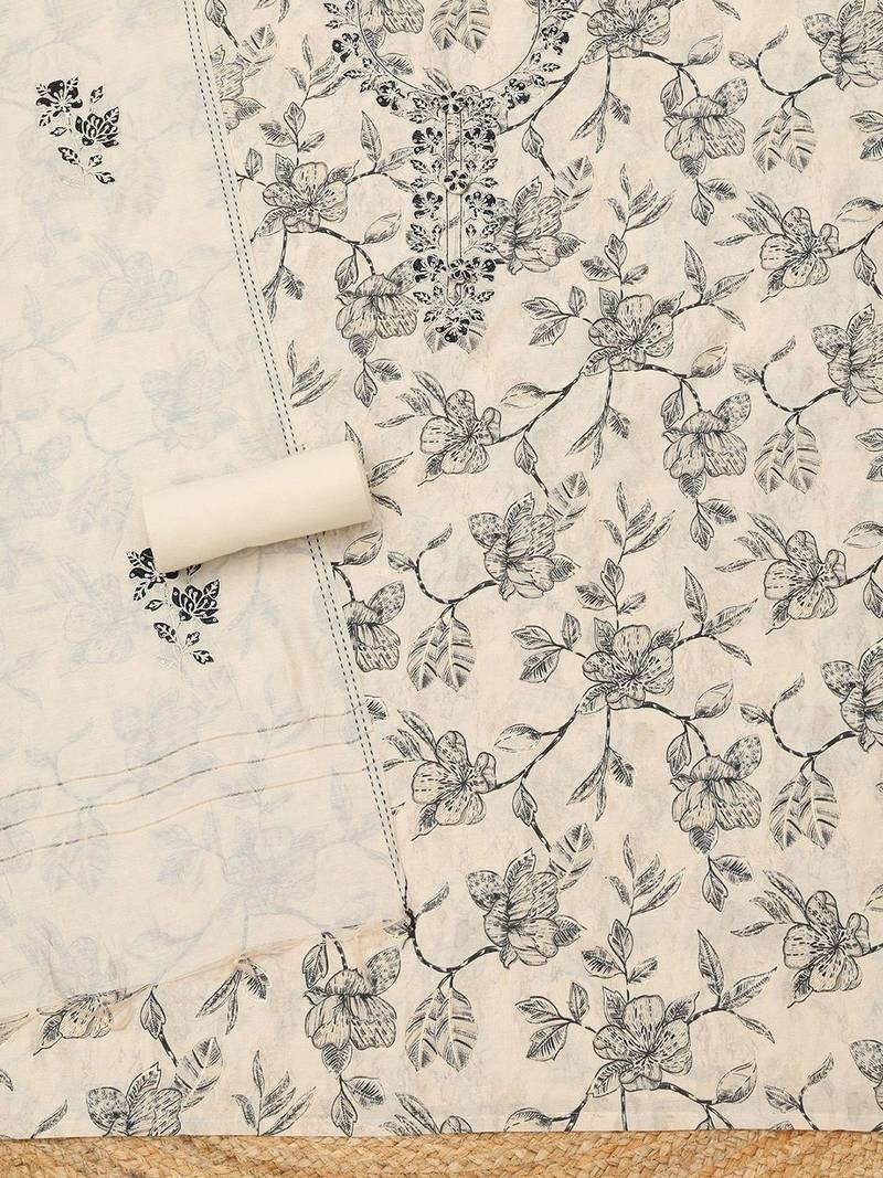 printed unstitched dress material