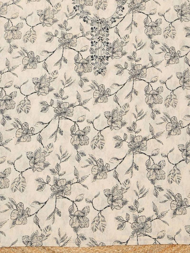 printed unstitched dress material