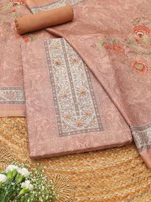 printed unstitched dress material 1