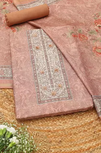 printed unstitched dress material