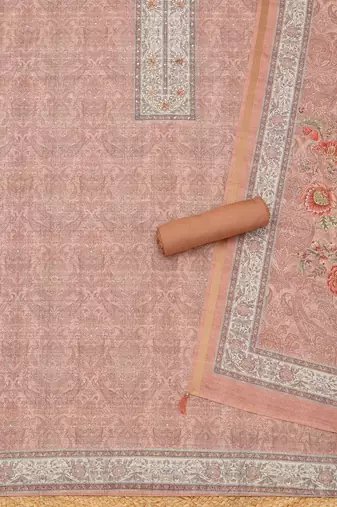 printed unstitched dress material