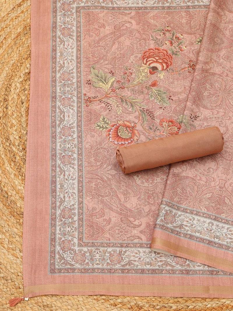printed unstitched dress material