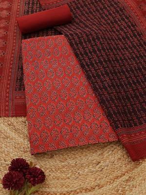 printed unstitched dress material 1