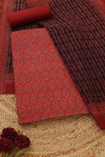 printed unstitched dress material