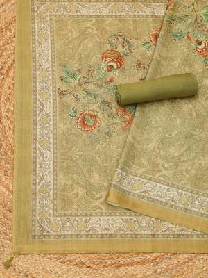 printed unstitched dress material 2