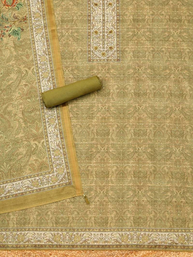 printed unstitched dress material