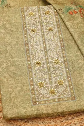 printed unstitched dress material