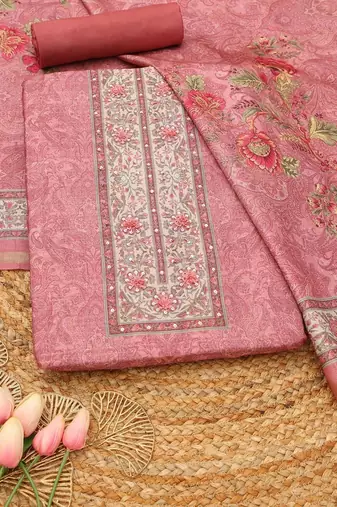 printed unstitched dress material