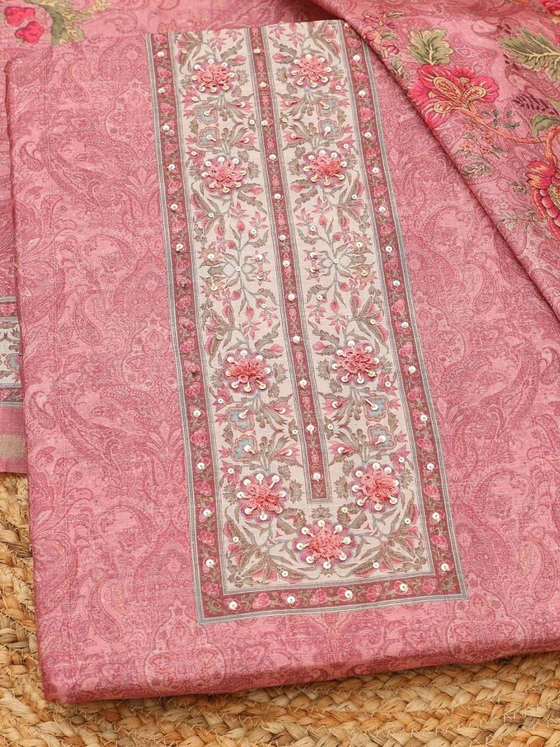 printed unstitched dress material