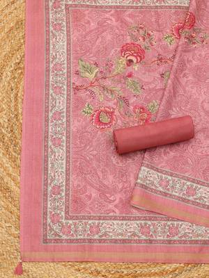 printed unstitched dress material 4
