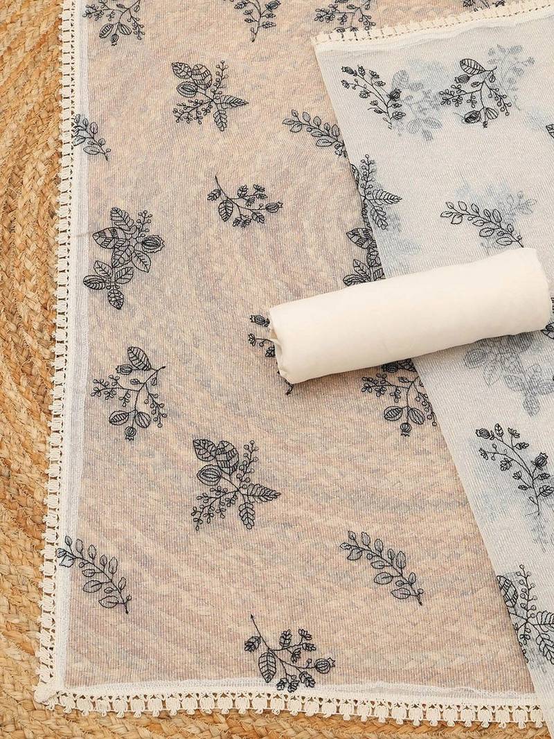 printed unstitched dress material