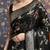 Black ethnic motifs woven design zari kanjivaram saree