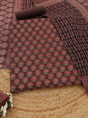 printed unstitched dress material 2