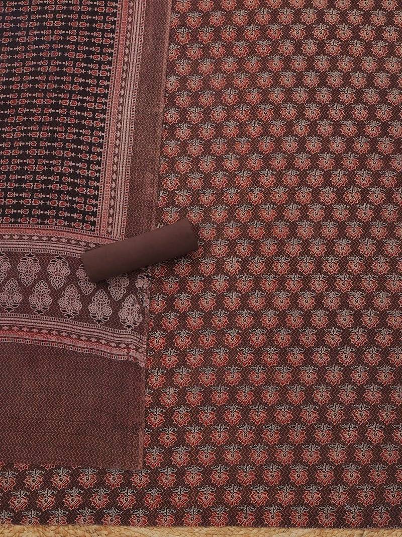 printed unstitched dress material