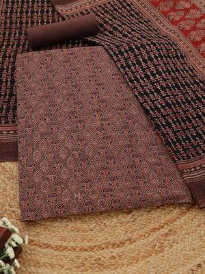 printed unstitched dress material 1