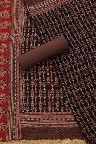 printed unstitched dress material