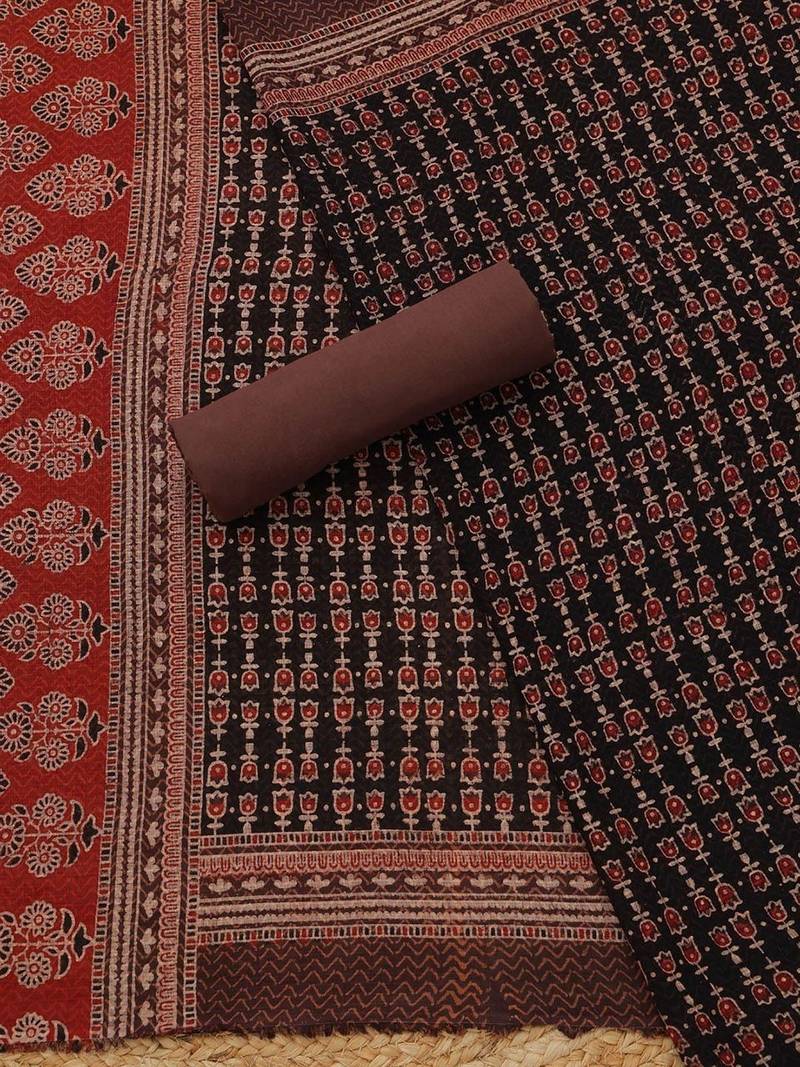 printed unstitched dress material