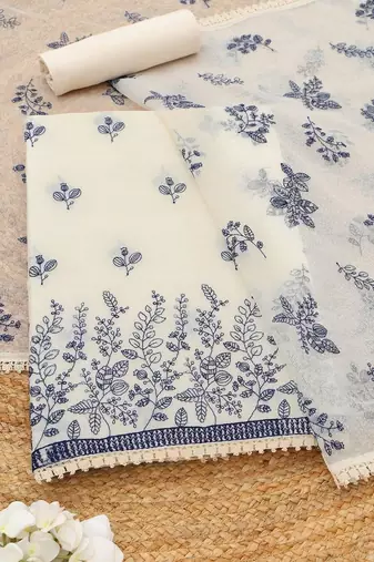 printed unstitched dress material