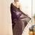 Purple woven design kanjeevaram saree with blouse piece