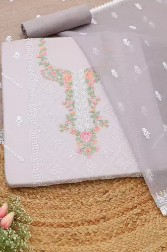 printed unstitched dress material