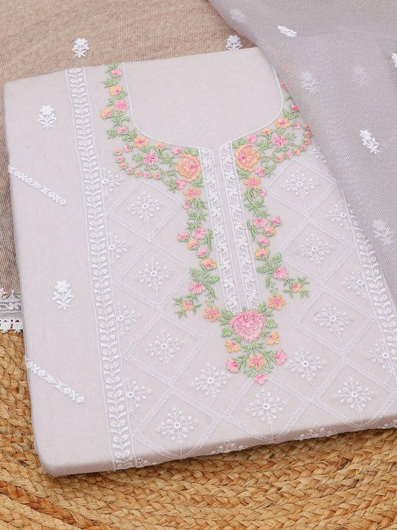 printed unstitched dress material