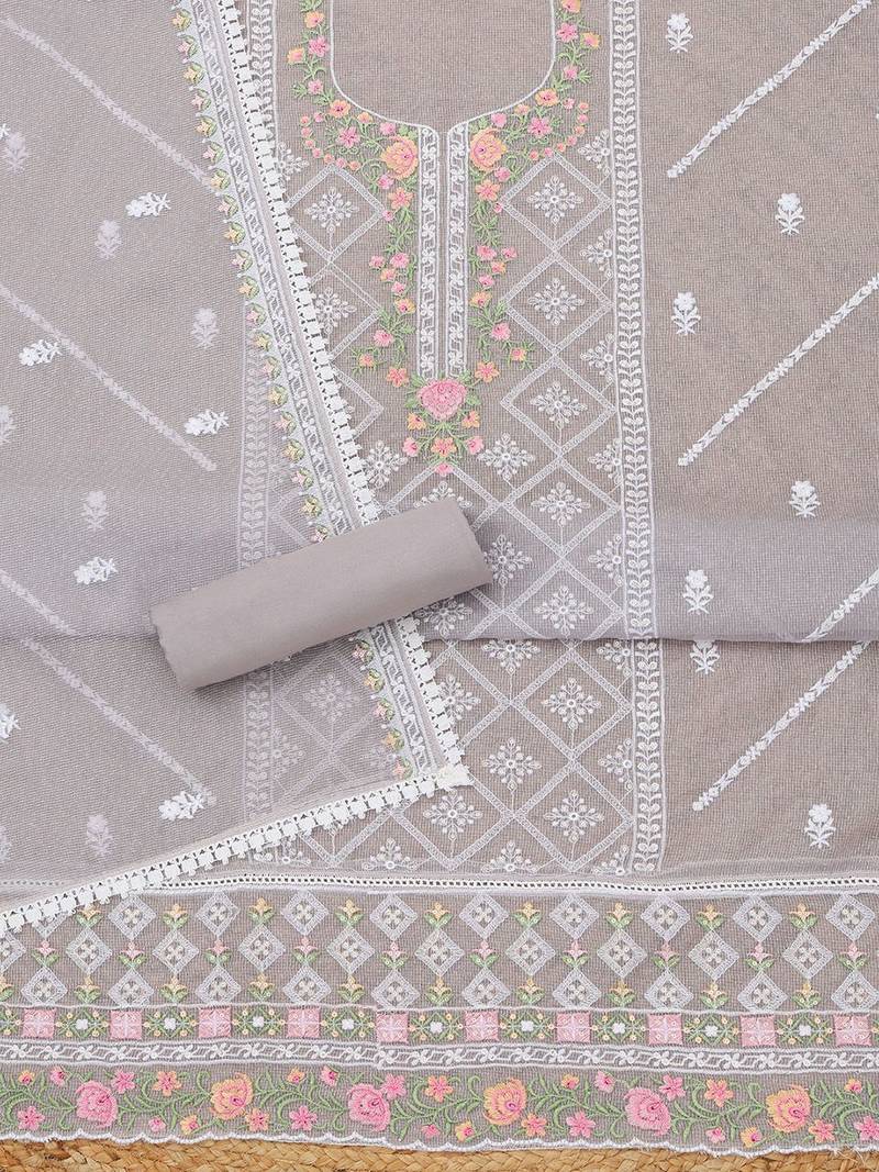 printed unstitched dress material