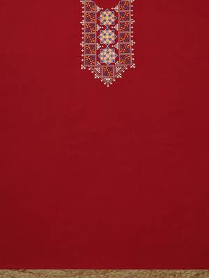 embroidered viscose rayon unstitched dress material 4