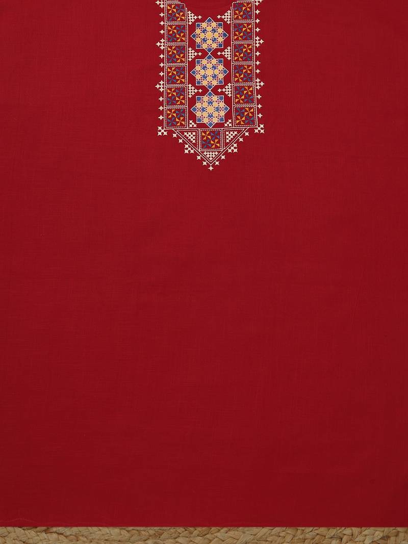 embroidered viscose rayon unstitched dress material