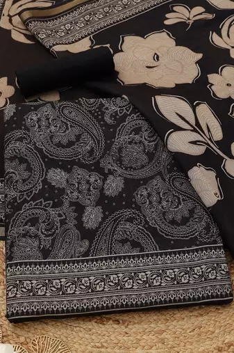 printed unstitched dress material