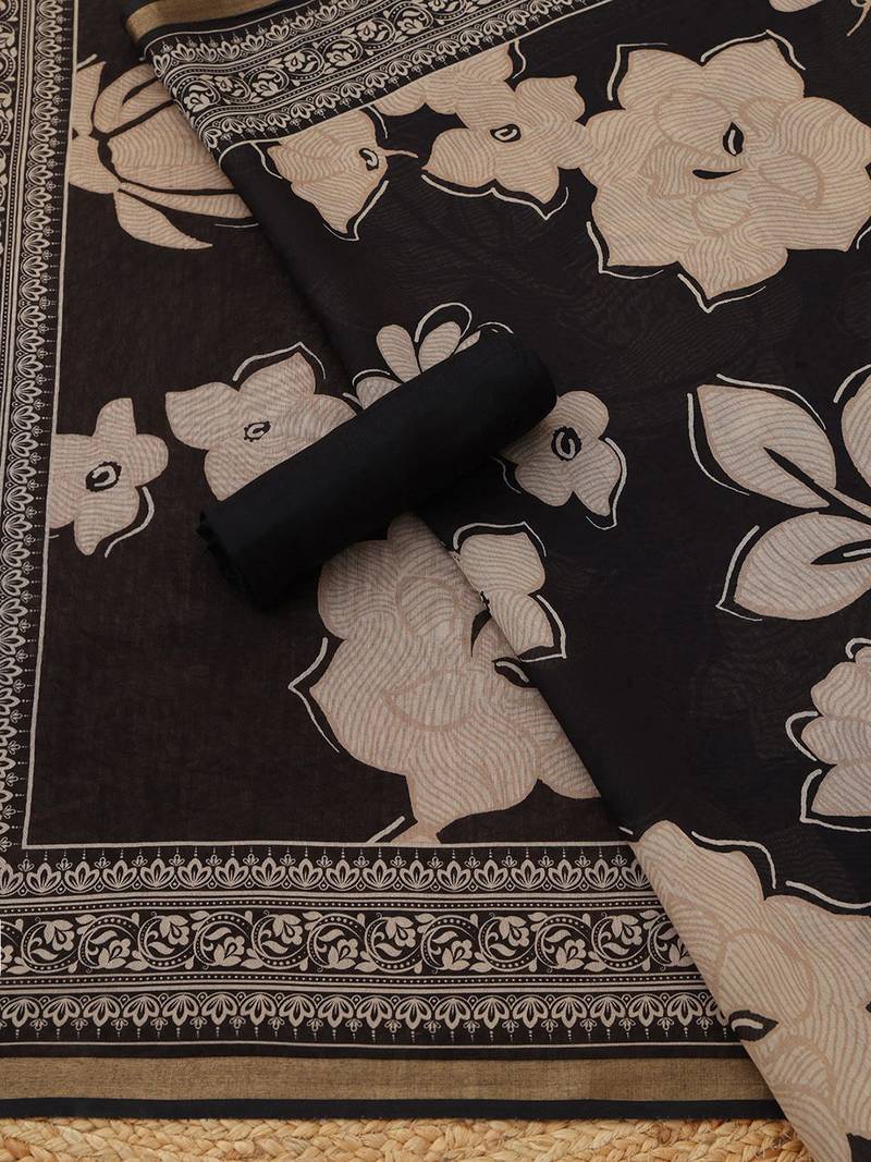 printed unstitched dress material