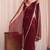 Maroon embroidered tissue designer saree