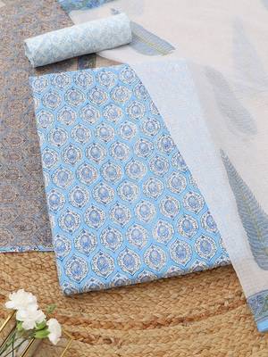 printed unstitched dress material 1