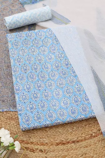 printed unstitched dress material