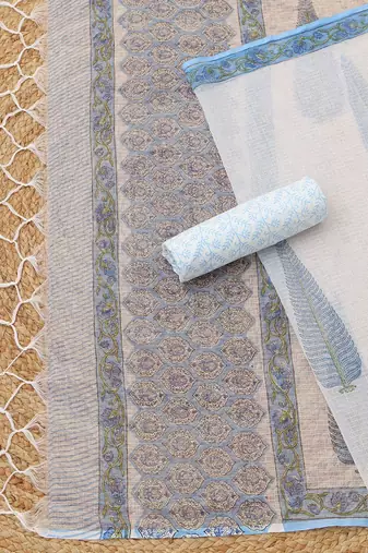 printed unstitched dress material