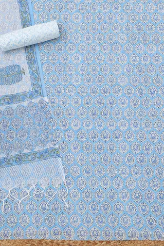 printed unstitched dress material