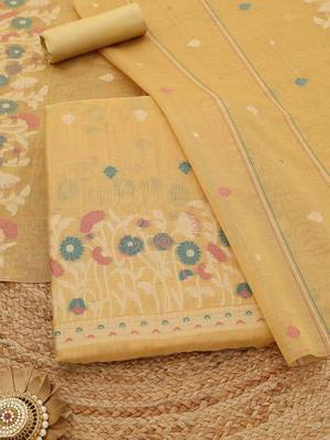 printed unstitched dress material 1
