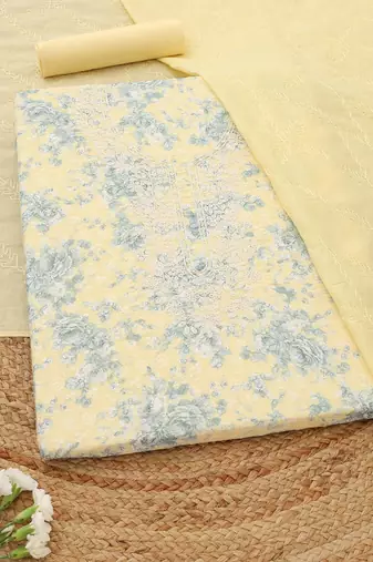 printed unstitched dress material