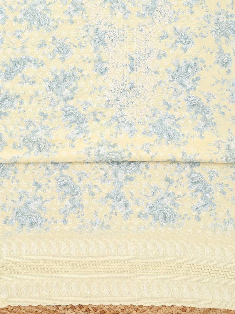printed unstitched dress material