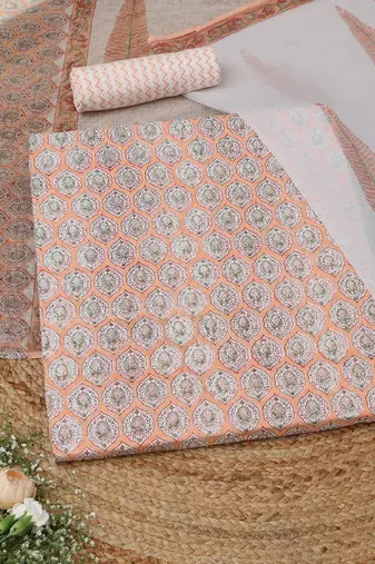 printed unstitched dress material