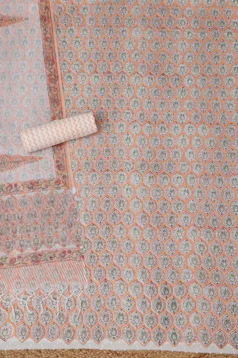 printed unstitched dress material